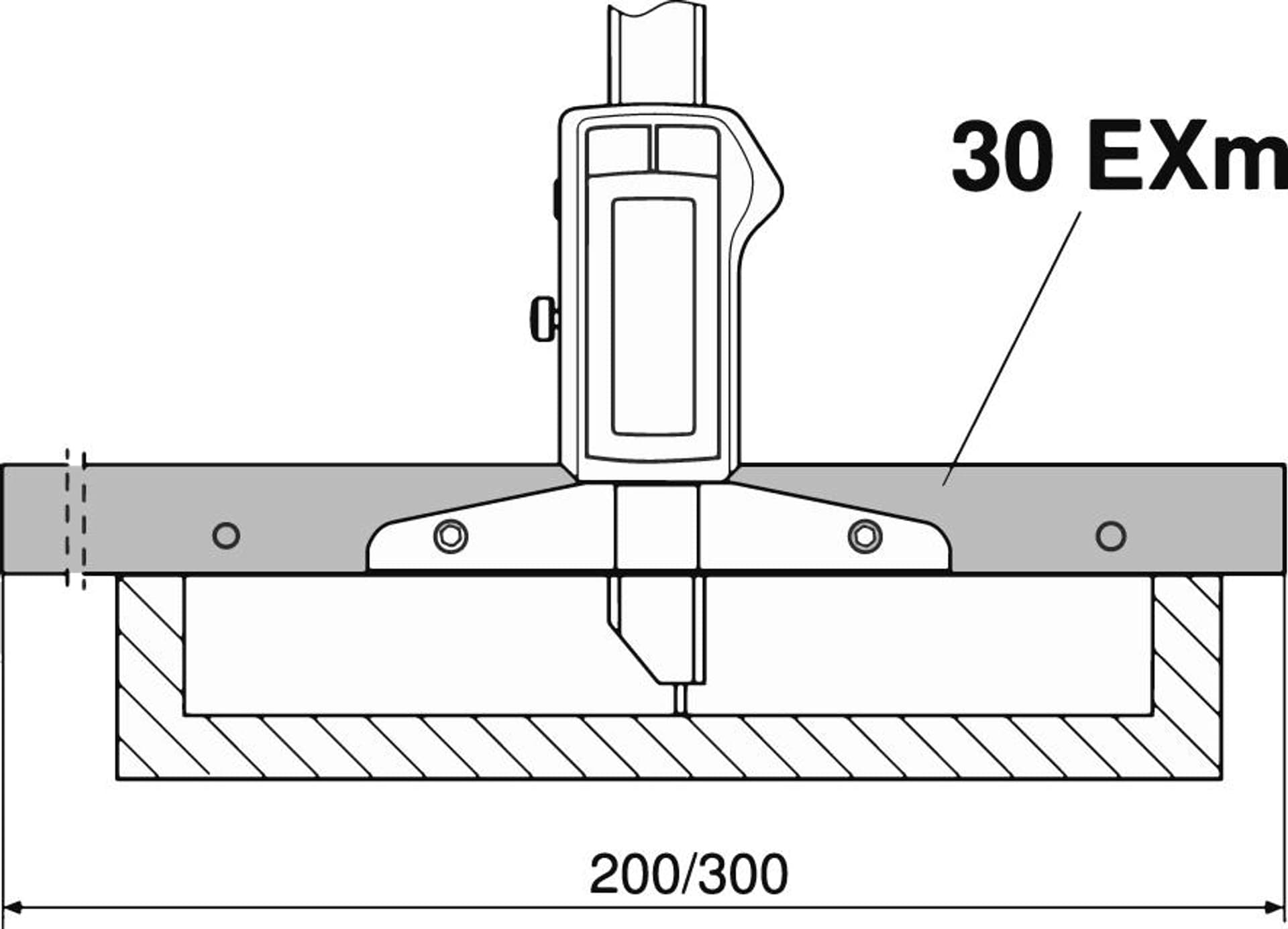 

Mostek pomiar.,300 mm MAHR