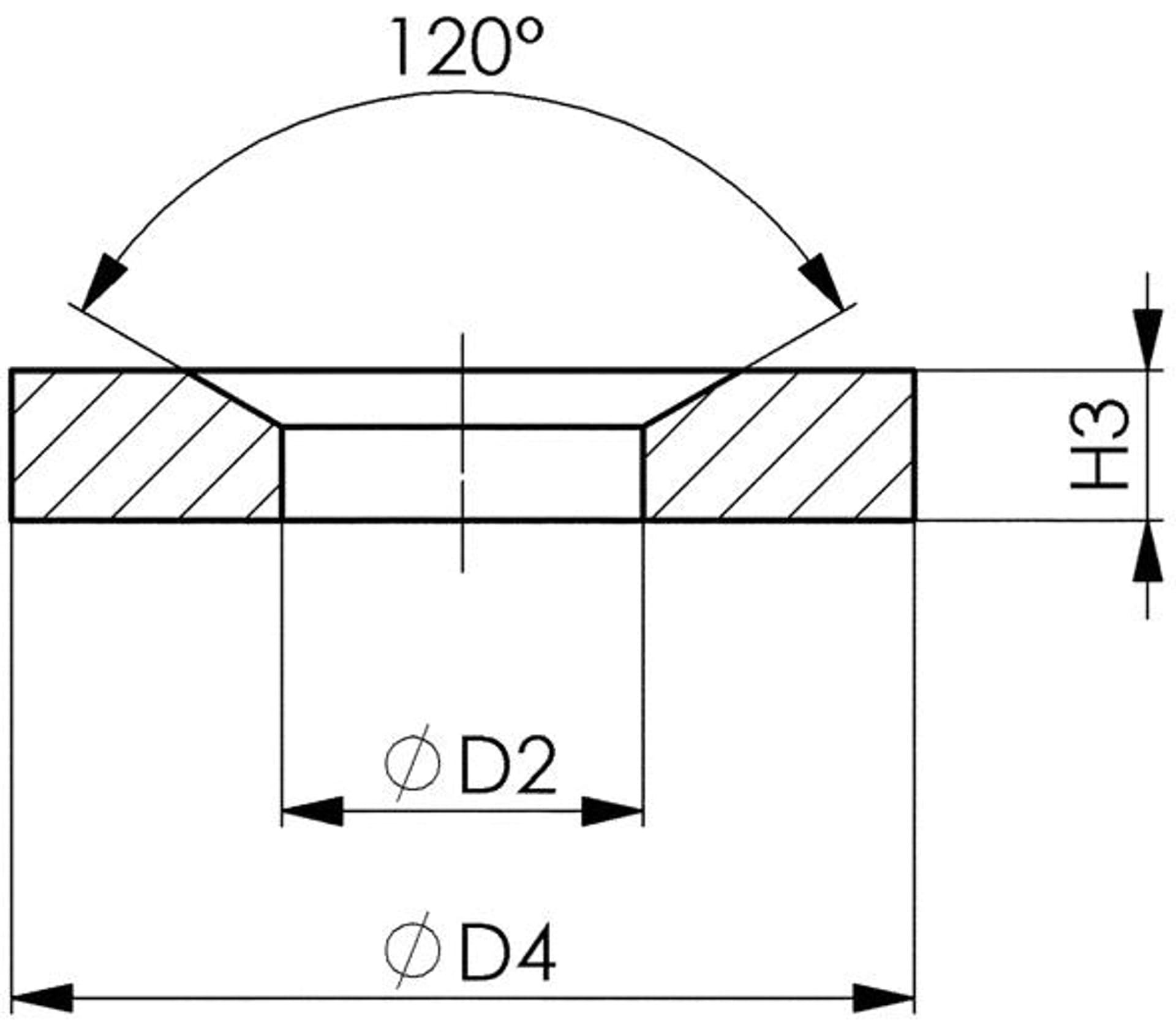 

Podkładka stożkowa DIN 6319D M12 AMF