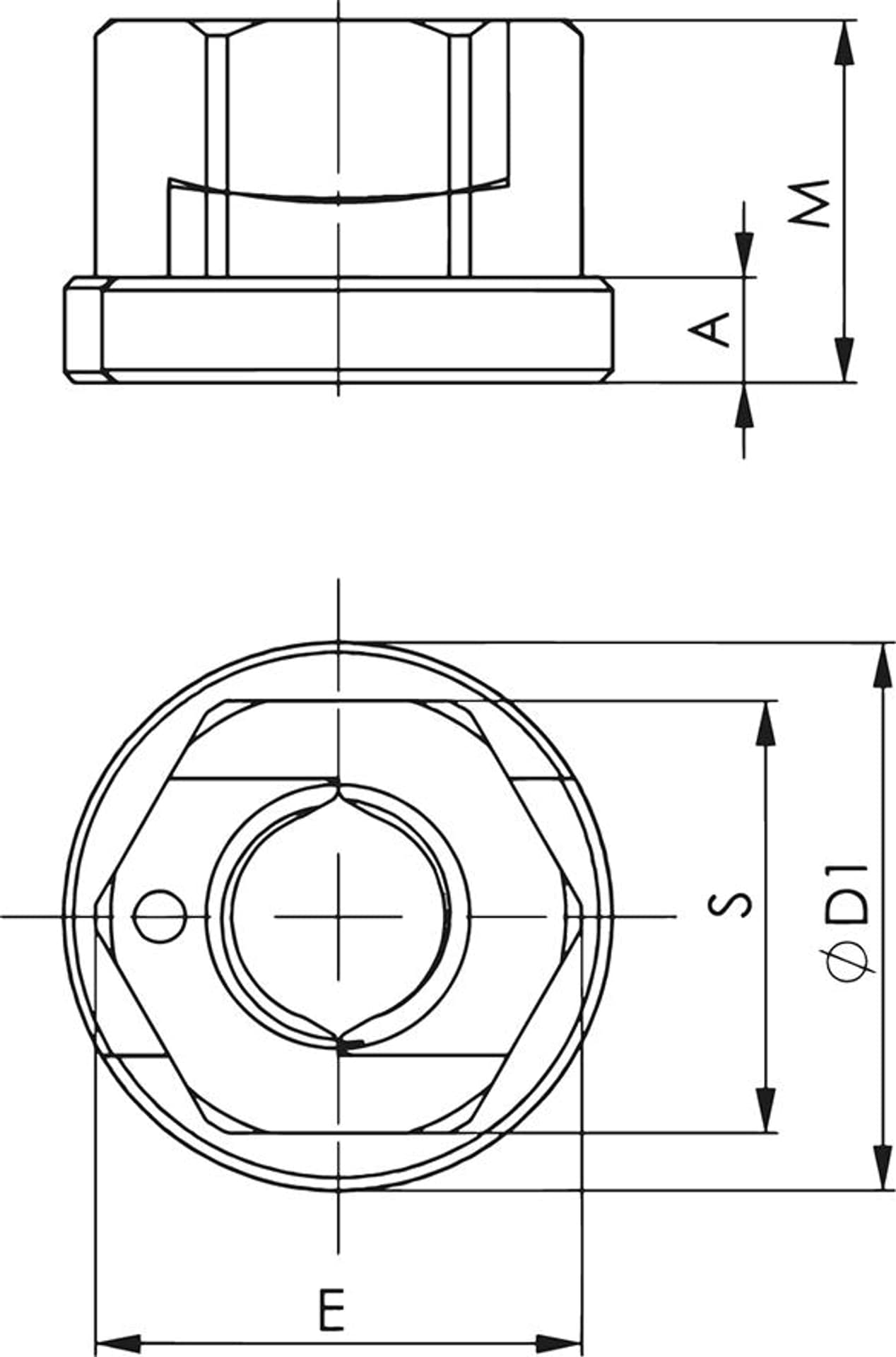 

Gwintownik dwustronny G1/4" VÖLKEL