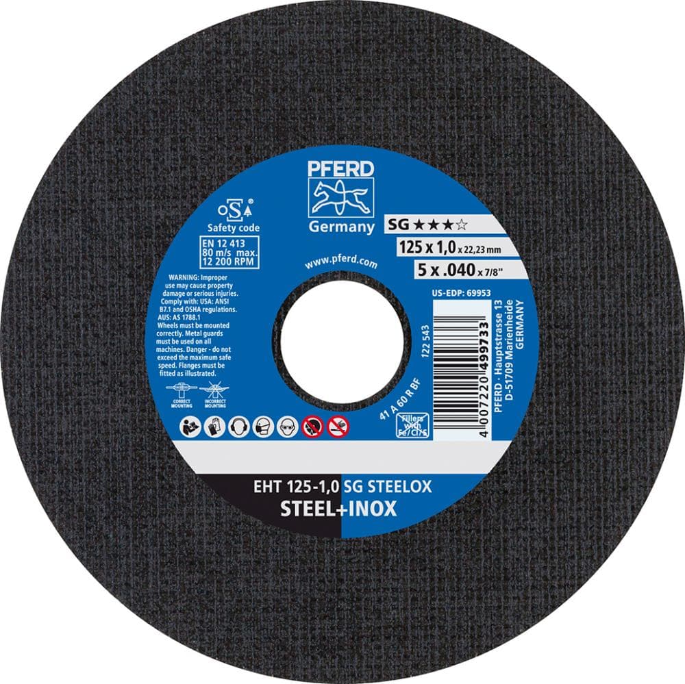 

Tarcza do ciecia, prosta A24RSG-INOX 178x2,5mm PFERD