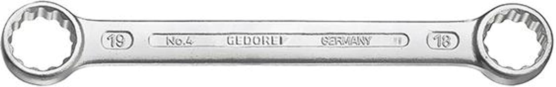 

Klucz oczkowy dwustronny, prosty, 21x23mm, GEDORE