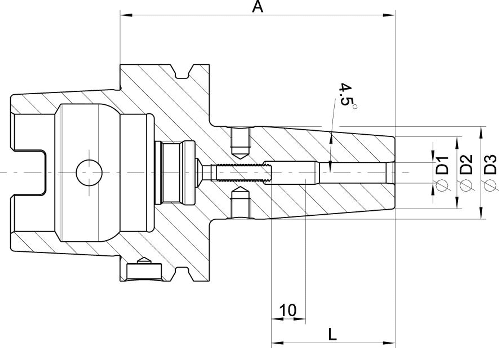 

Uchwyt termokurczliwy DIN69863A, chwyt A-63 10x85mm HAIMER