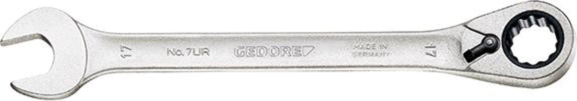 

Klucz płaski 13mm, z przełączaną grzechotką pierścieniową, GEDORE