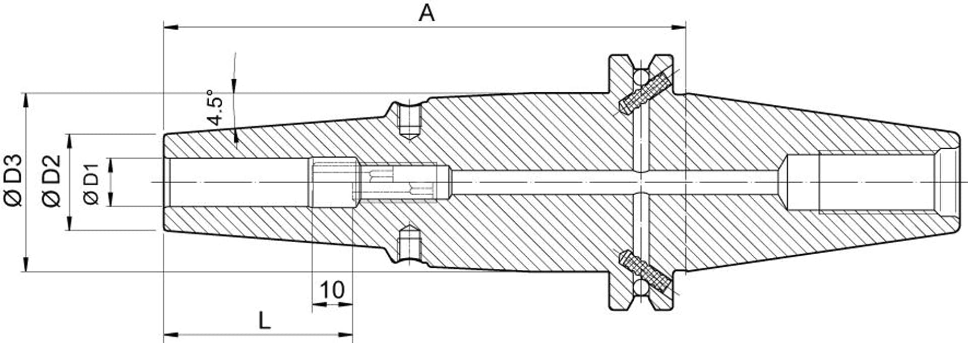 

Uchwyt termokurczliwy DIN69871, 16,0/29,5x65mm HAIMER