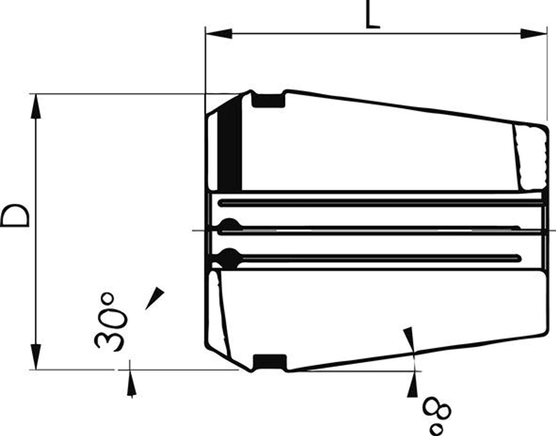 

Tuleja zaciskowa DIN6499B HPD32 16,0mm FAHRION