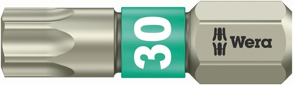 

Bit nierdzewny 1/4" DIN3126C6,3, do srub z gniazdem Torx 30x25mm Wera