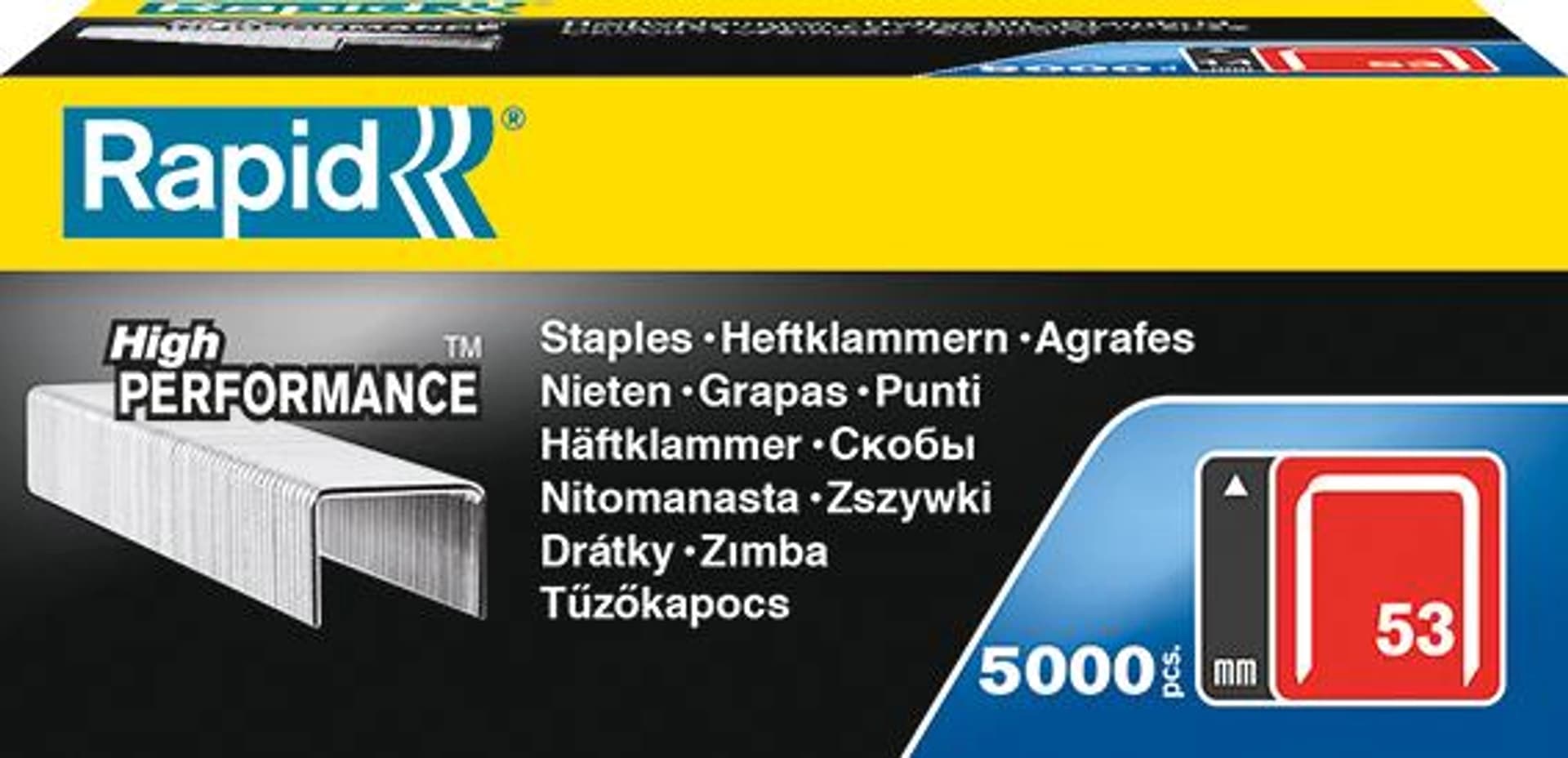 

Zszywki 53/08 po 5000 sztuki Rapid
