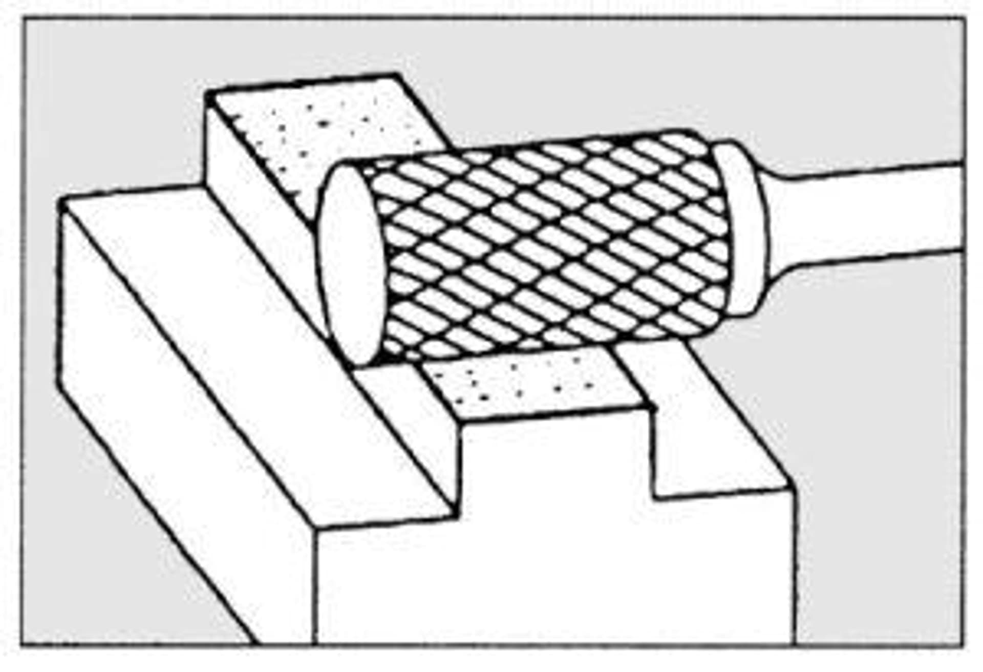 

Frez trzpieniowy 0820,stal nier.6mm 8x20mmze stopow tward,cylindr, Pferd