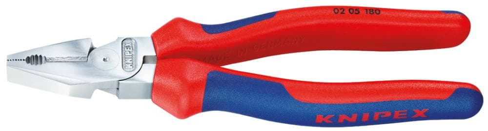 

Szczypce uniwersalne (chromowane), o zwiększonym przełożeniu, 200mm, 02 05 200 KNIPEX, Chromowane)/o zwiększonym przełożeniu/02 05 200 knipe