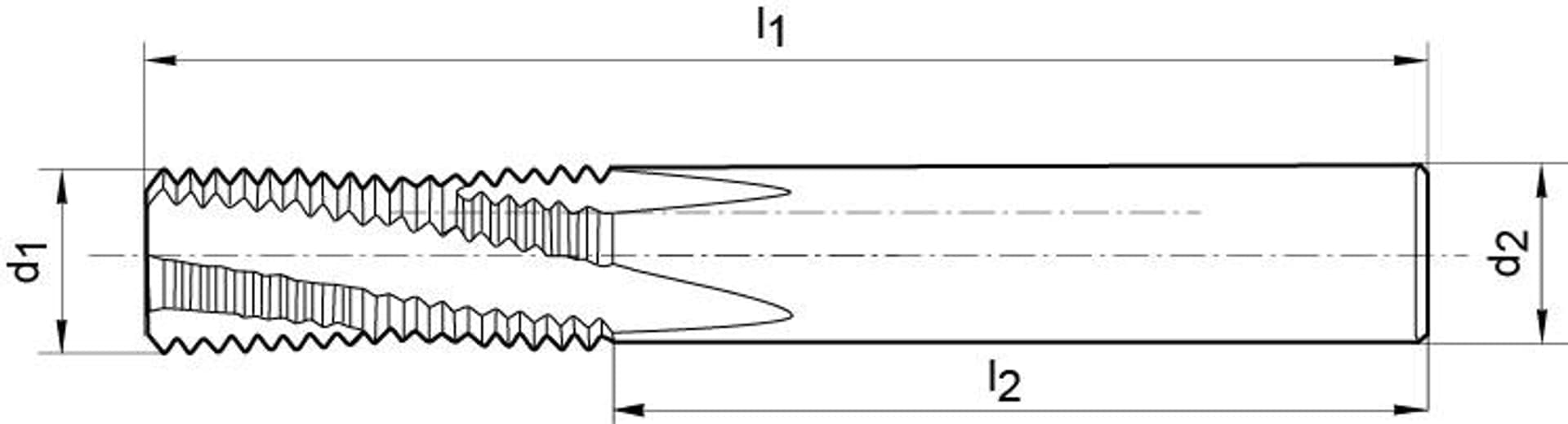 

Frez do gwintow TMSP pelnoweglikowy TiCN,chwyt HA,chlodz. wew. 2xD M14 GÜHRING