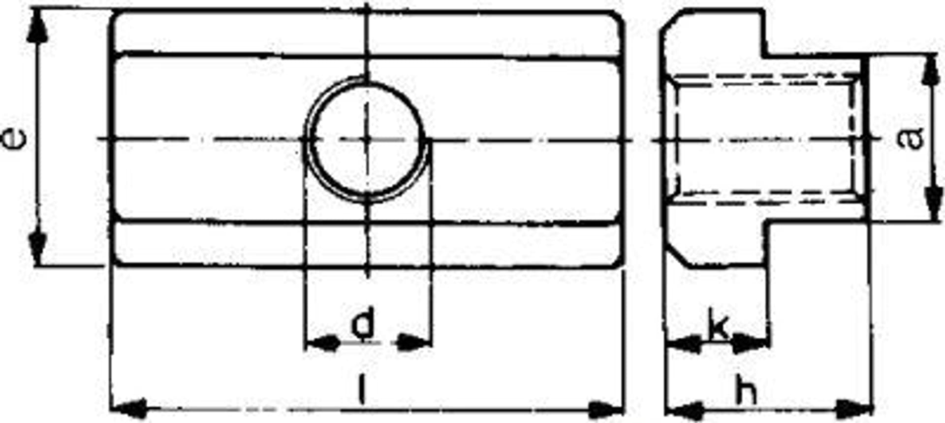 

Nakrętka teowa DIN508L M6x8mm AMF