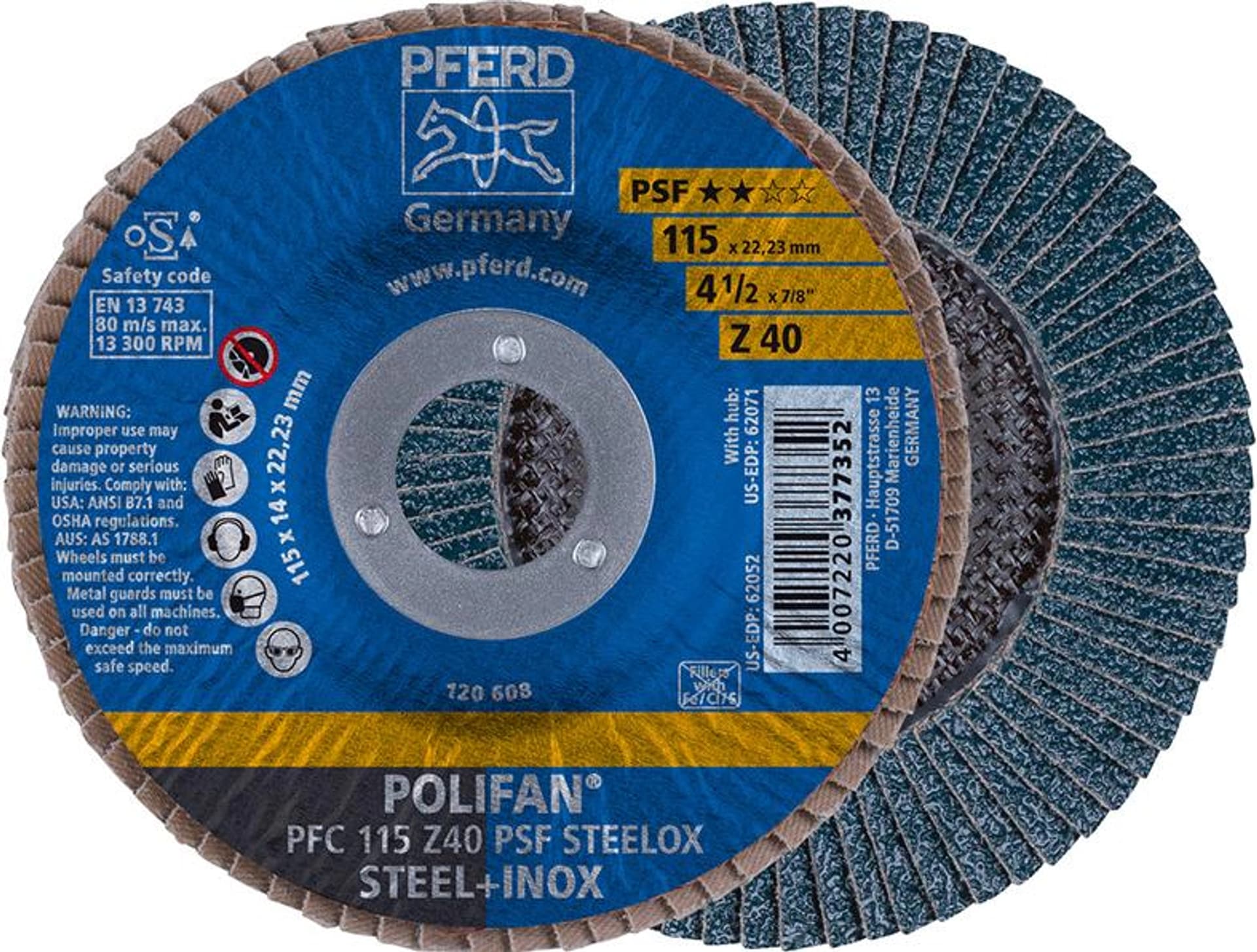 

Sciernica listk./lamelk. Z 40PSF,prosta,115mm K40 Pferd