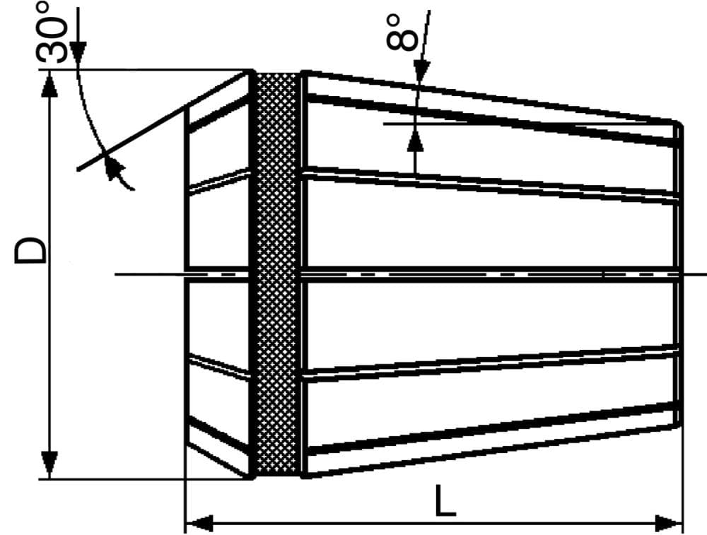 

Tuleja zaciskowa DIN6499B HP16 6,0mm FAHRION