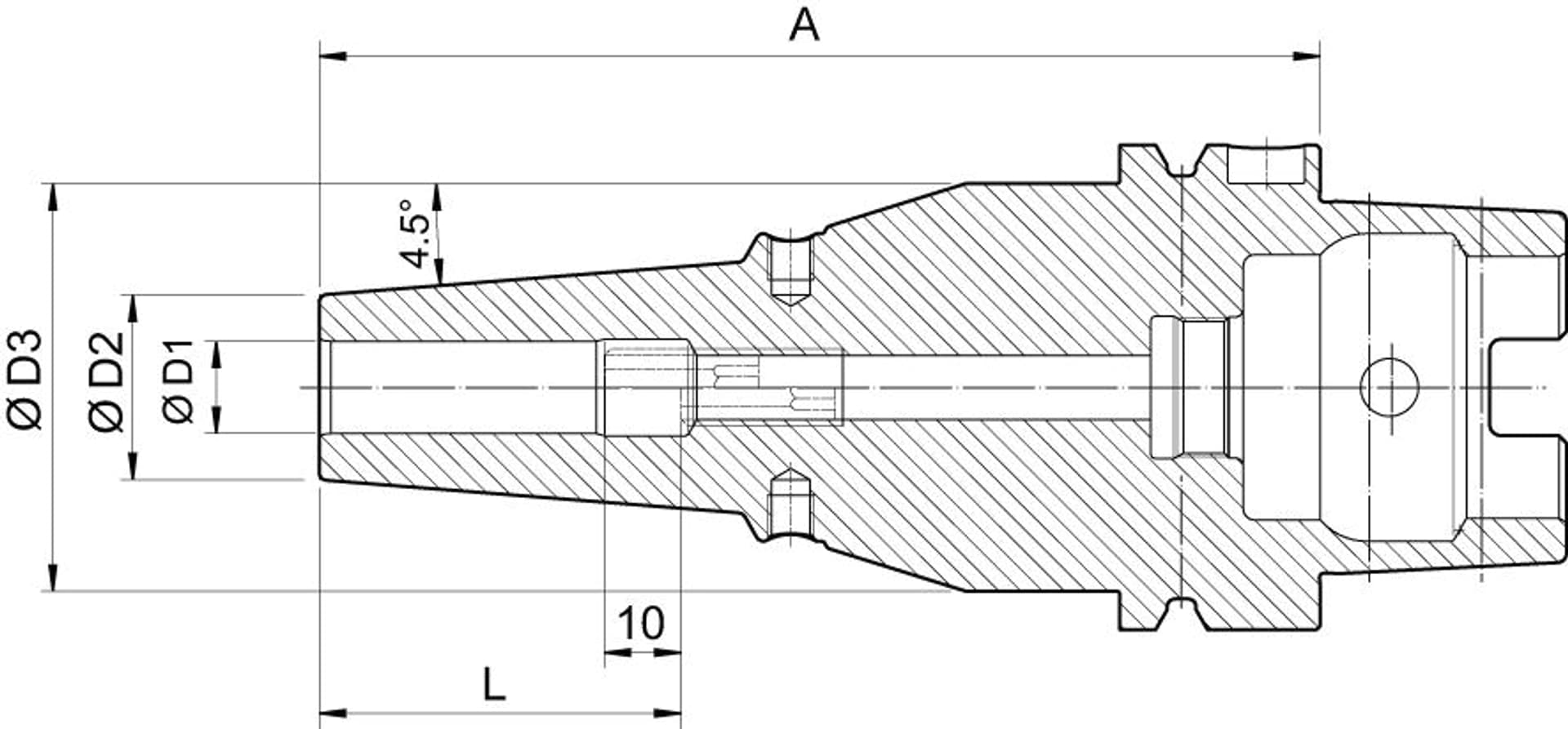 

Uchwyt termokurczliwy DIN69863A, A63 18,0/35,5x75mm HAIMER