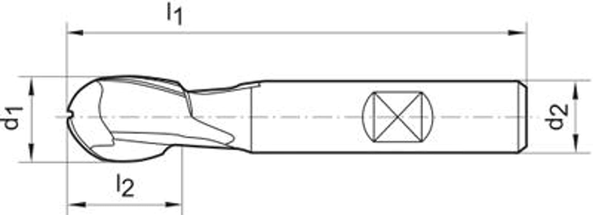 

Wiertlo rdzen.QuickIn ,ostrza z weglika spiek. dokladne chwyt Weldon 12/35mm,