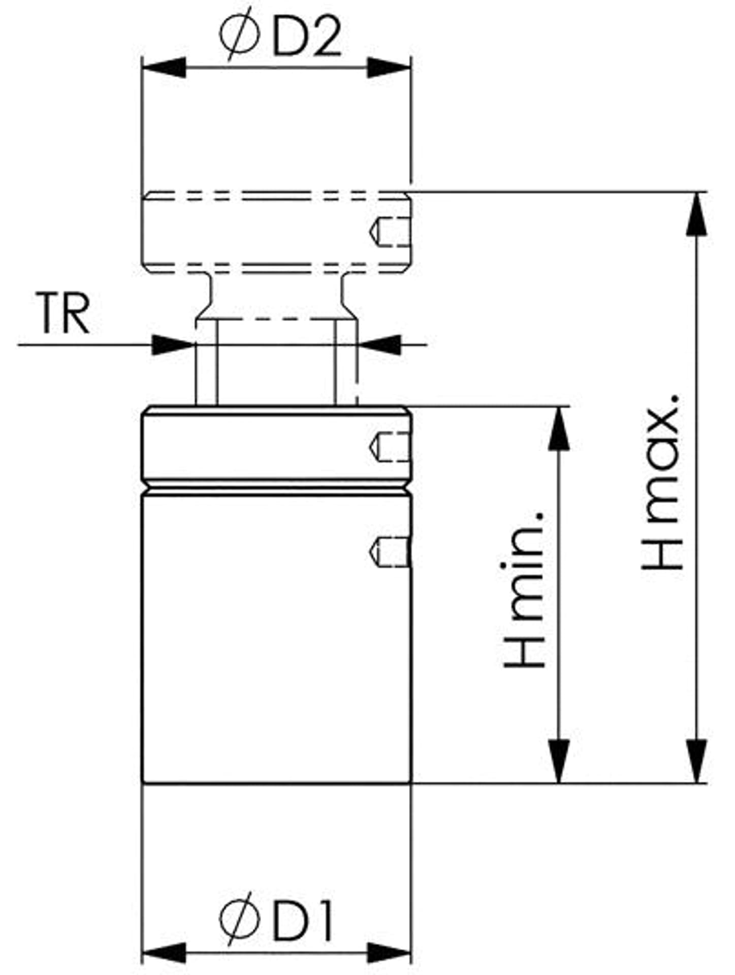 

Podporka srubowa, wlk.52 42-52mm AMF