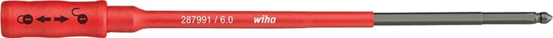 

Uchwyt do wymiennych trzpieni wkrętakowych VDE slimTorque, do bitów 6mm Wiha