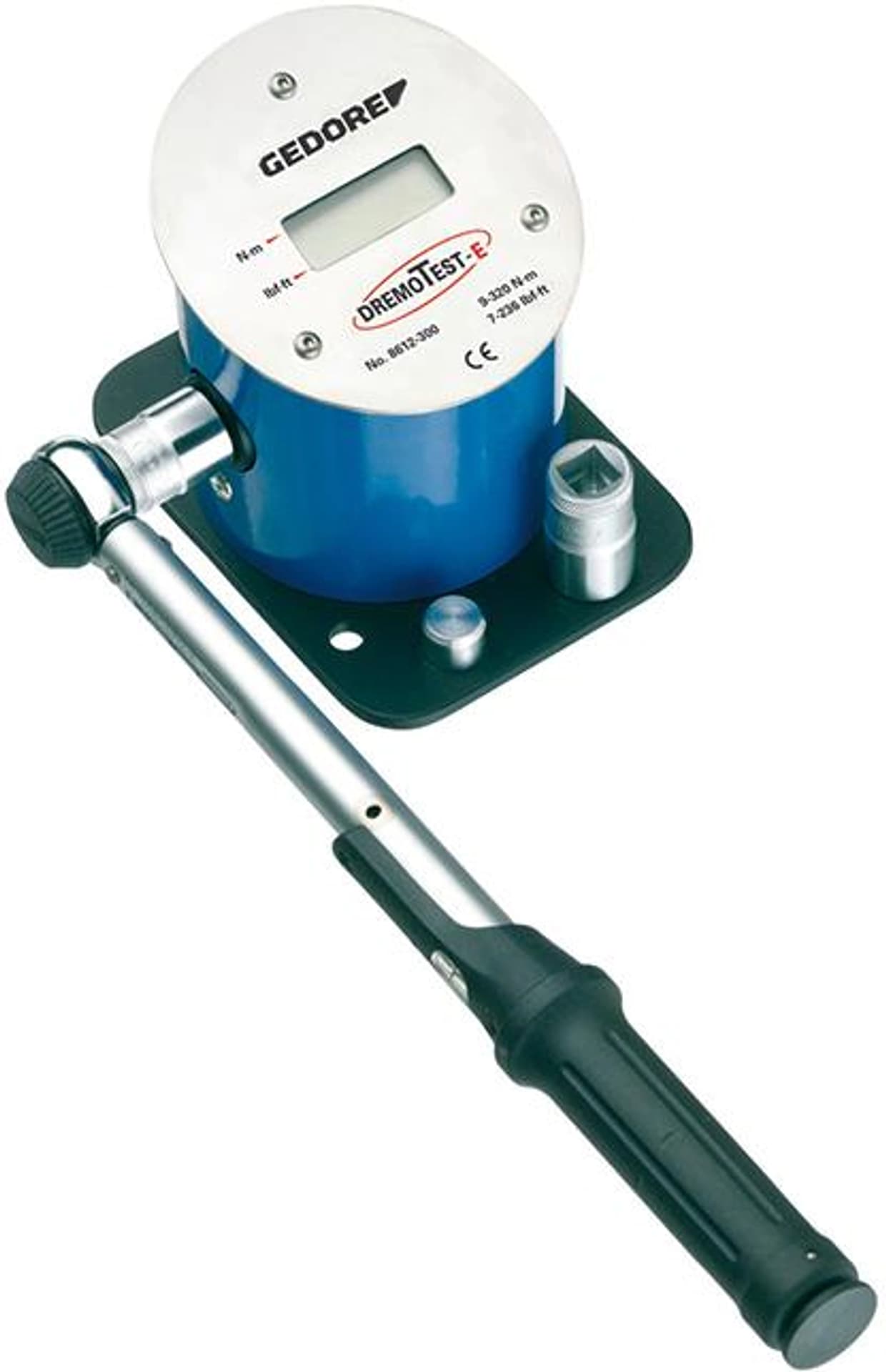 

Elektroniczne urządzenie do pomiaru momentu obrotowego 9-320Nm, DREMOTEST E, GEDORE