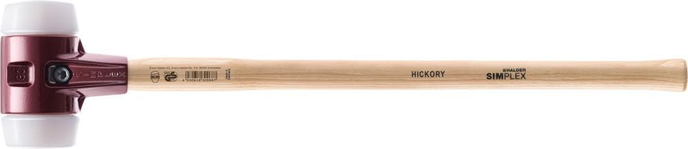 

Mlotek kowalski z miekkim bijakiem SIMPLEX Superplastik 125mm HALDER