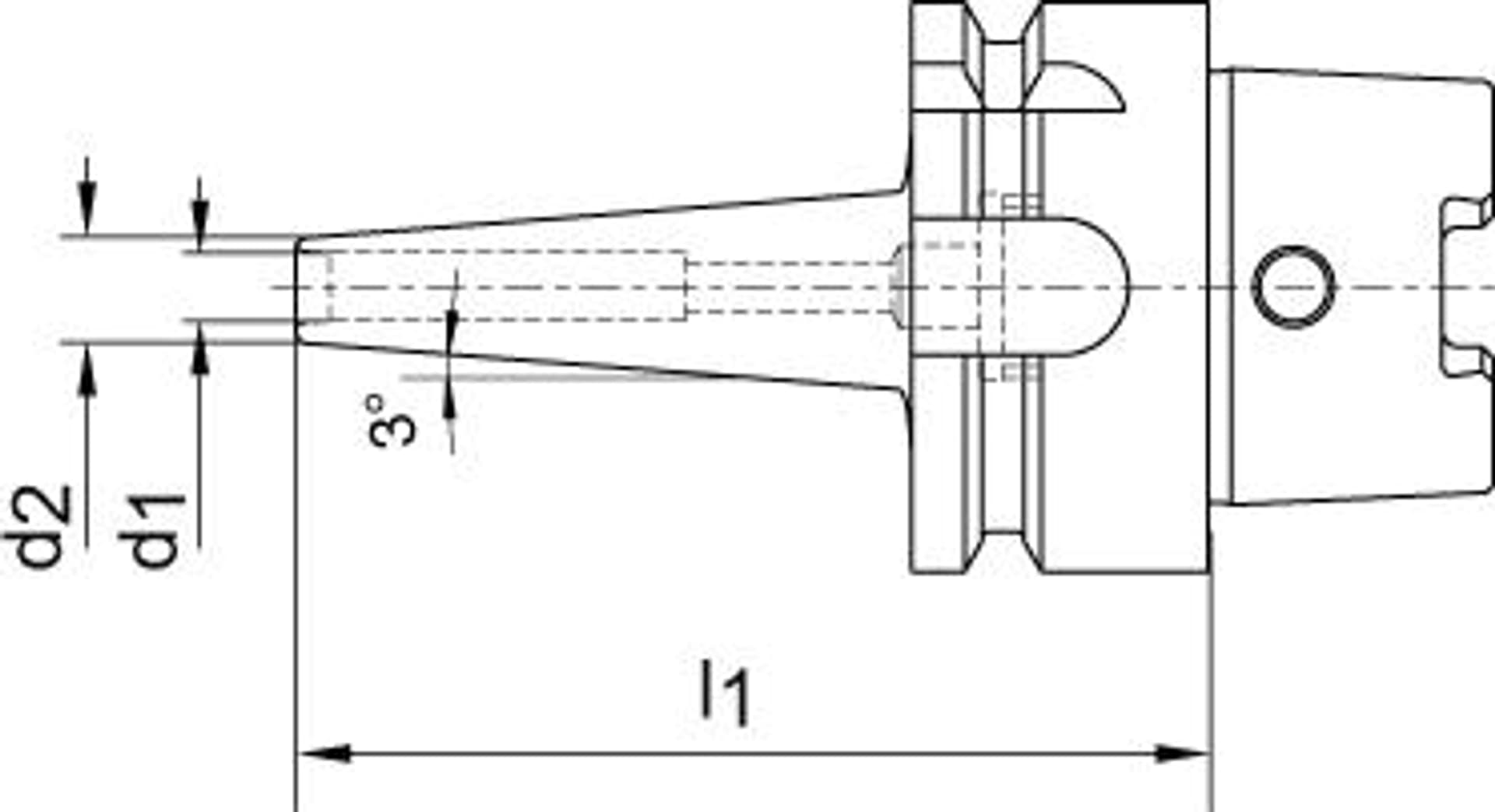 

Uchwyt termokurczliwy, miniaturowy DIN69863A chwyt A-63 6x80mm HAIMER