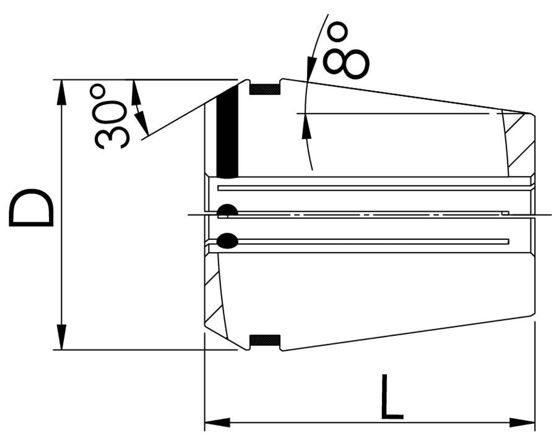 

Tuleja zaciskowa GERC-BD32 469E 8mm FAHRION