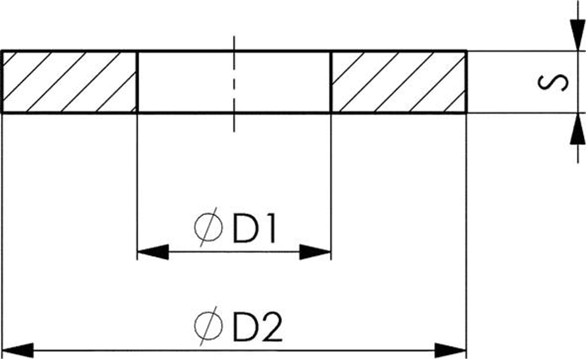 

Podkładka DIN6340 M22 AMF