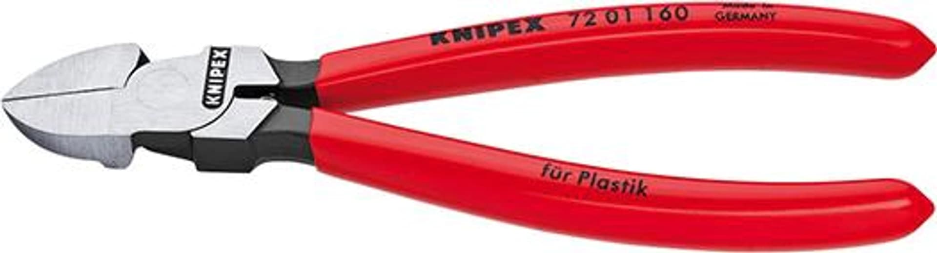 

Szczypce tnące boczne do tworzywa sztucznego, 180mm, 72 01 180, KNIPEX