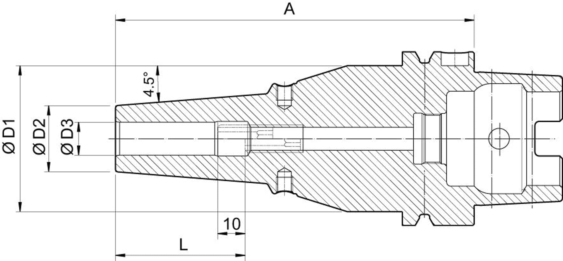 

Uchwyt termokurczliwy DIN69863A, chwyt A-63 SL 16x75mm HAIMER