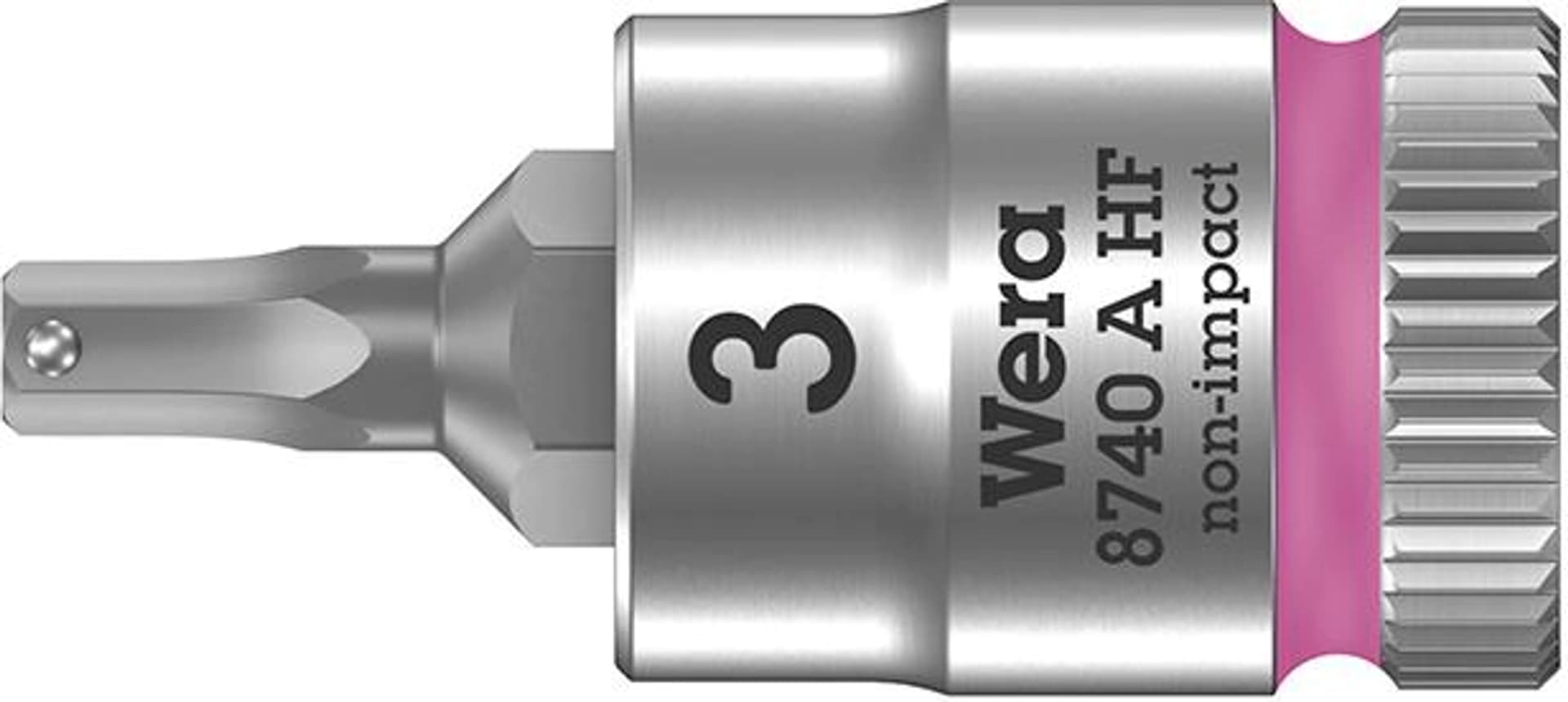 

Nasadka wktetakowa 1/4" d.srub z gniaz.6-kat.z funkcja przytrzym,3x28mm Wera