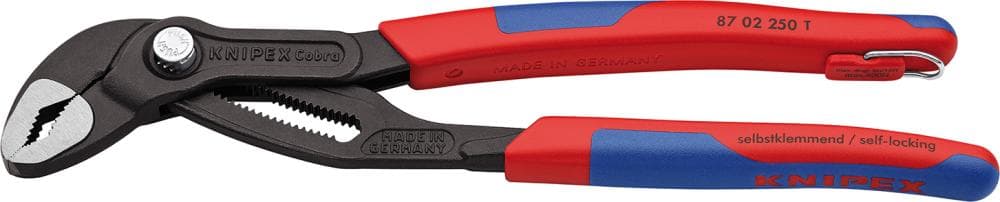 

Szczypce nastawne do rur Cobra, 250mm, 87 02 250 T, KNIPEX