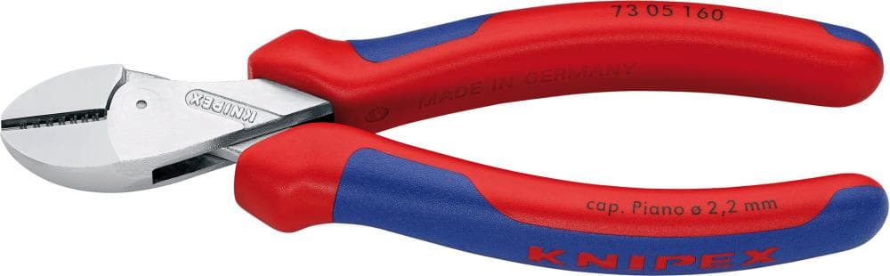 

Kompaktowe szczypce tnaceboczne,chromow,z rekoj.z tworz.sztuczn. 160mm,KNIPEX