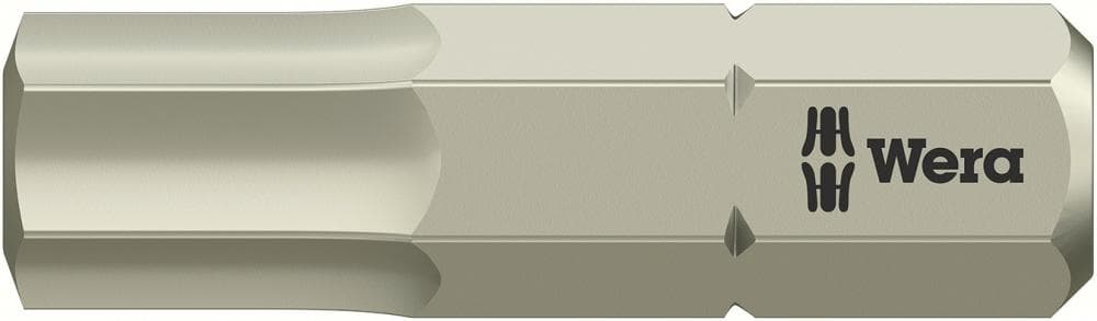 

Bit nierdzewny 1/4" DIN3126C6,3do srub z lbem z gniazdem 6-katnym6x25mm Wera