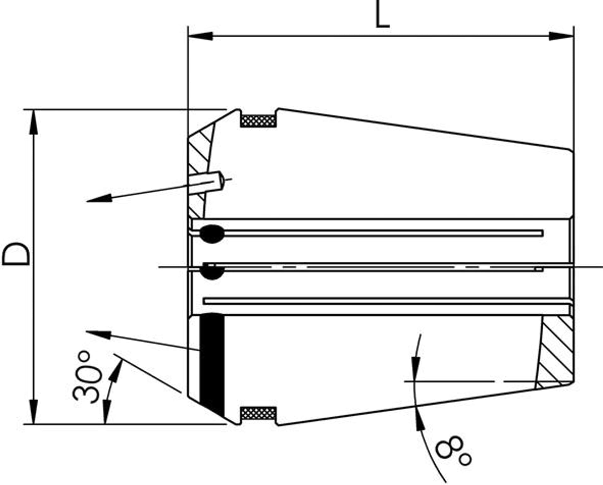 

Tuleja zaciskowa DIN6499B GERC25-HPDD 10,0mm FAHRION