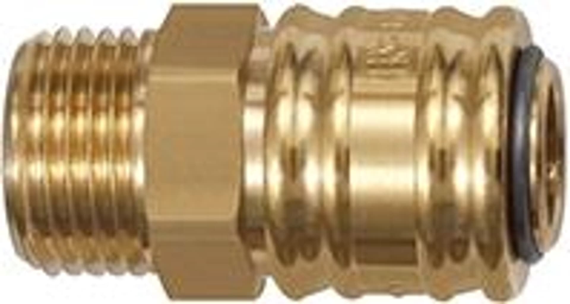 

Szybkozlacze z mosiadzu, srednica nom.7,2mm, gwint zewnetrzny G 1/2 RIEGLER