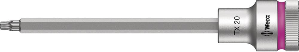 

Nasadka wktetakowa z funkcja przytrzym. 1/2"do srub z lbemTORX 20x140mm Wera