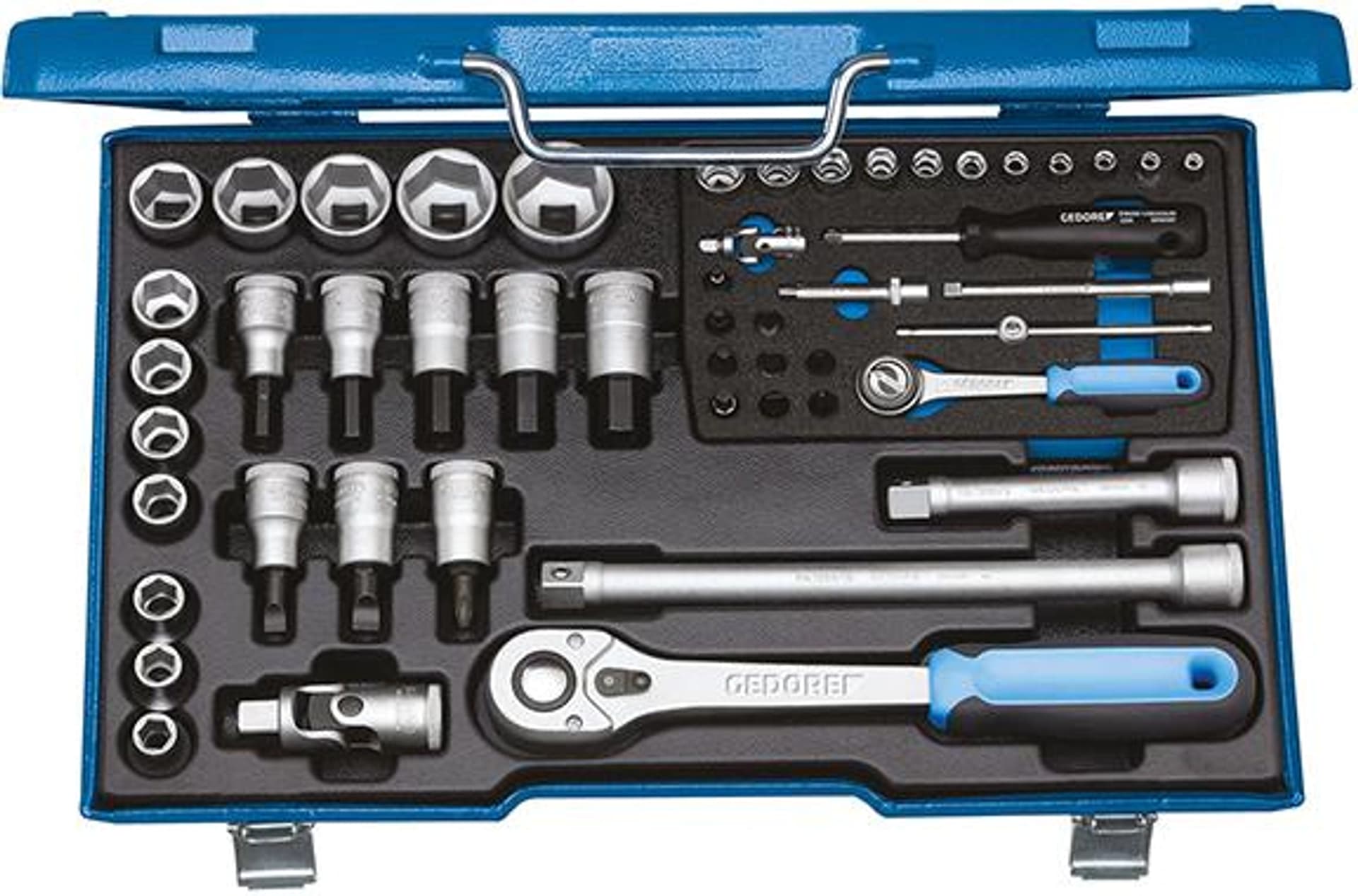 

Zestaw nasadek 1/4" i 1/2", 50-cz. 19V20U-10, GEDORE