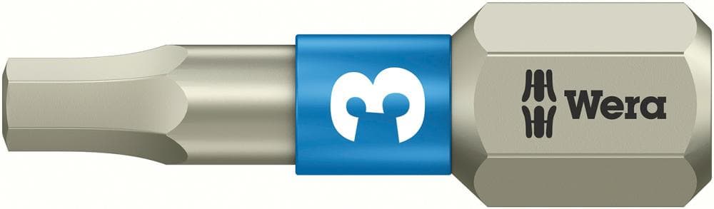 

Bit nierdzewny 1/4" DIN3126C6,3do srub z lbem z gniazdem 6-katnym 3x25mm Wera