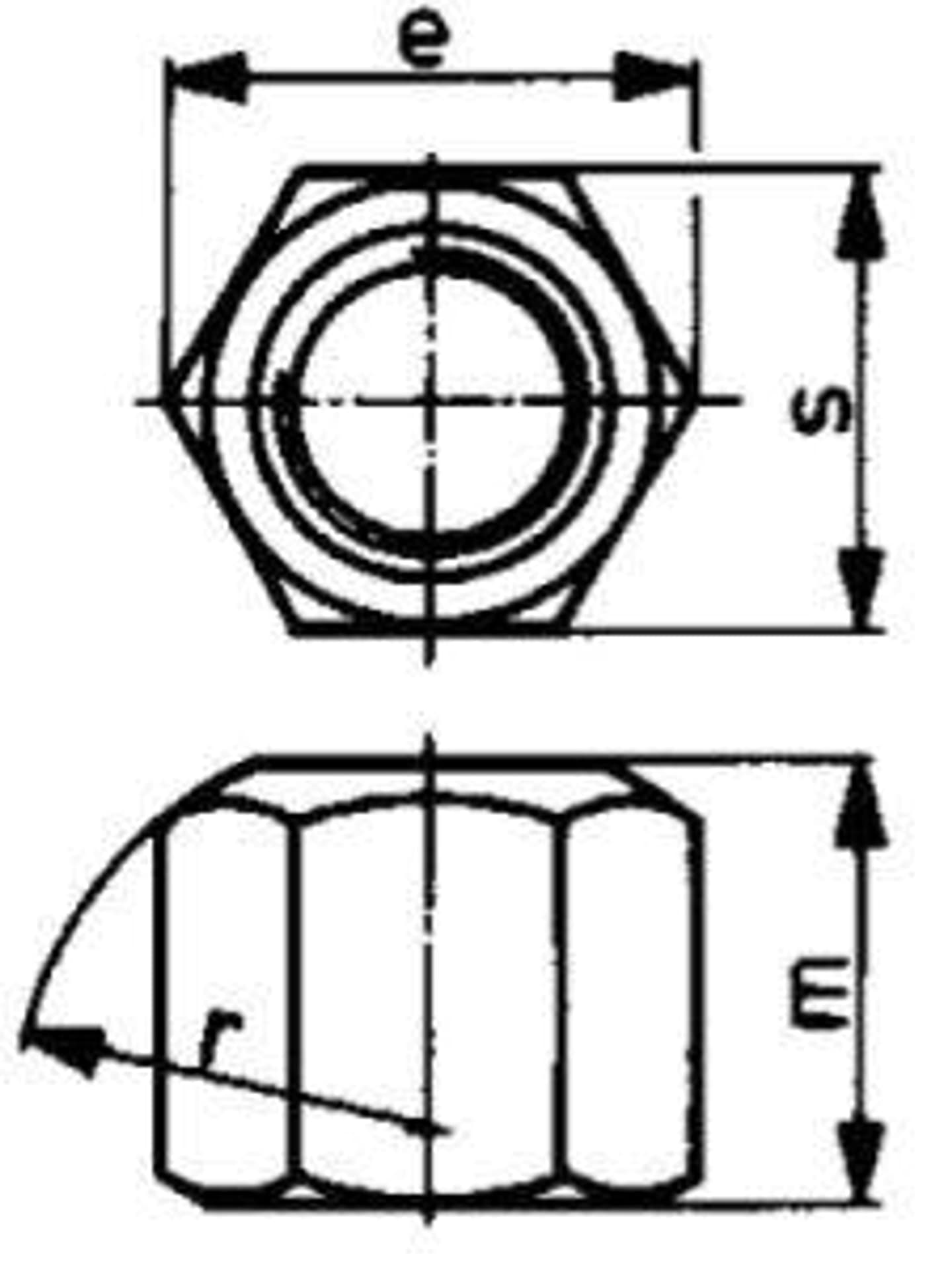 

Nakrętka 6-kątna DIN6330B M14/21 AMF