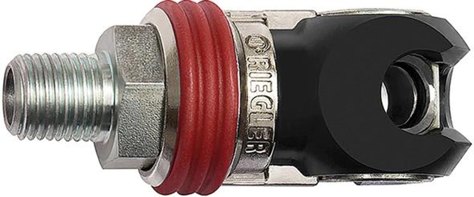 

Szybkozlacze bezp.odchyl.stalowe,srednica nom. 7,2mm,gwint zewnetrzny G 1/2 RIEGLER
