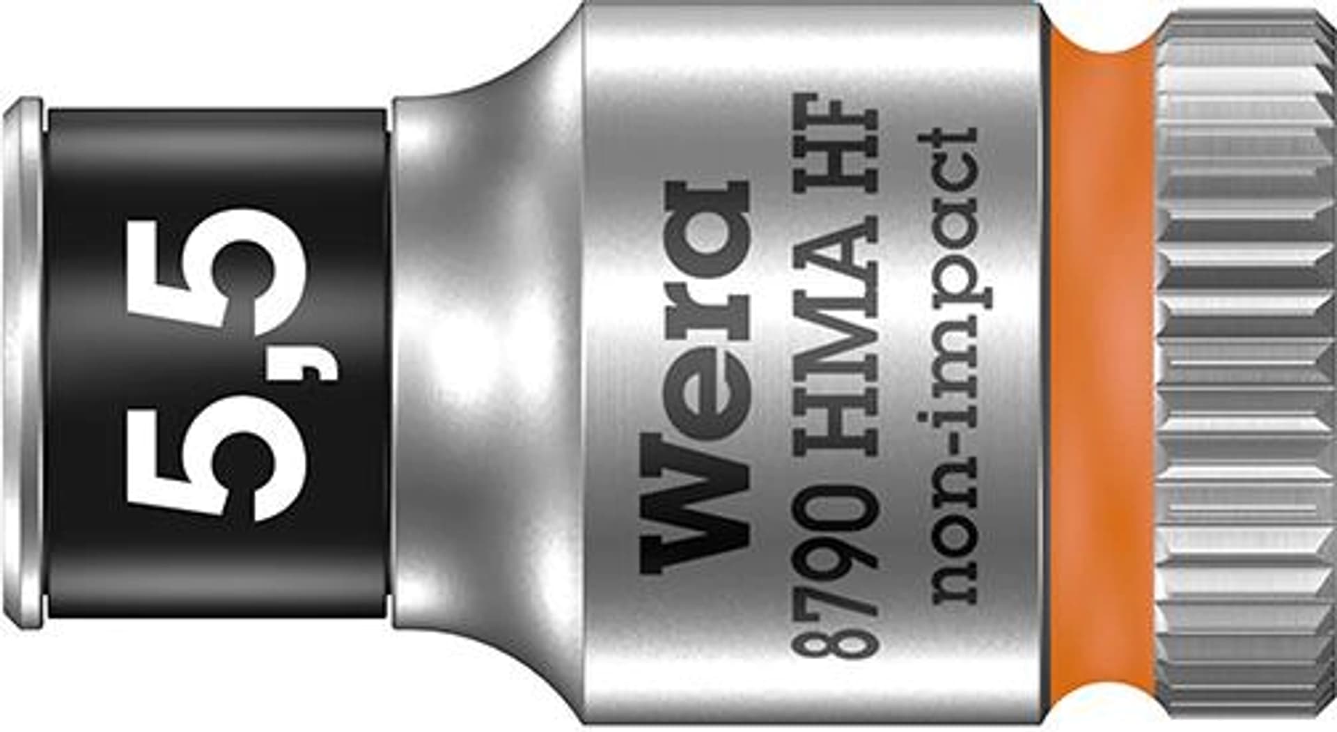 

Konc.wymien.klucza nasad.6-kat.z funkcja przytrz. dluga 1/4" 5,5x mm Wera