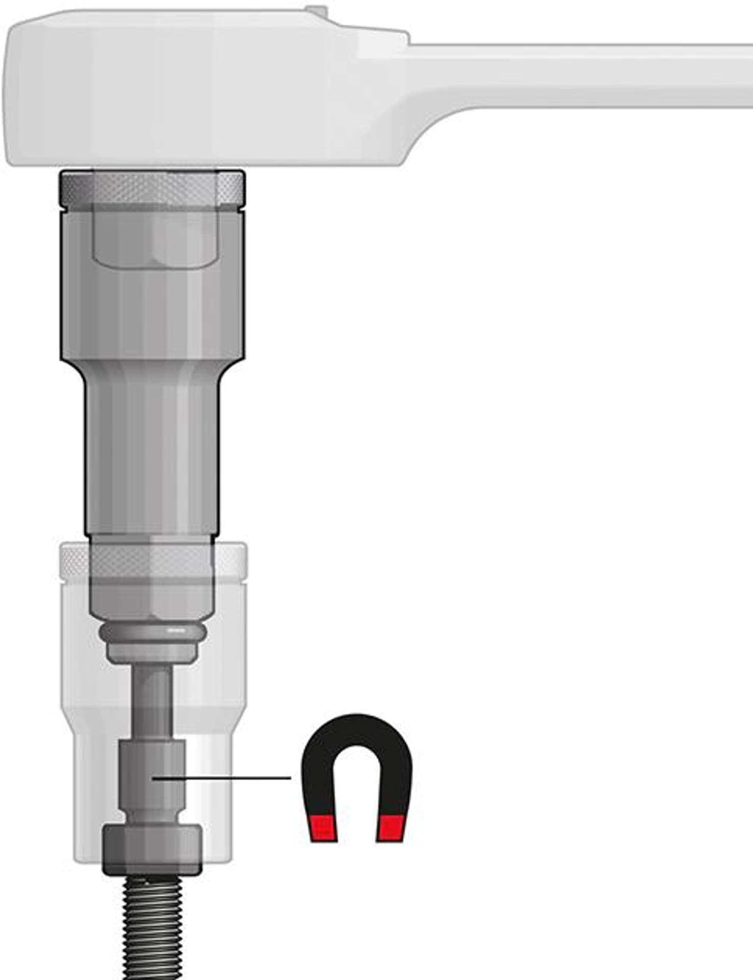 

Przedłużka z magnesem 1/2" 83mm GEDORE