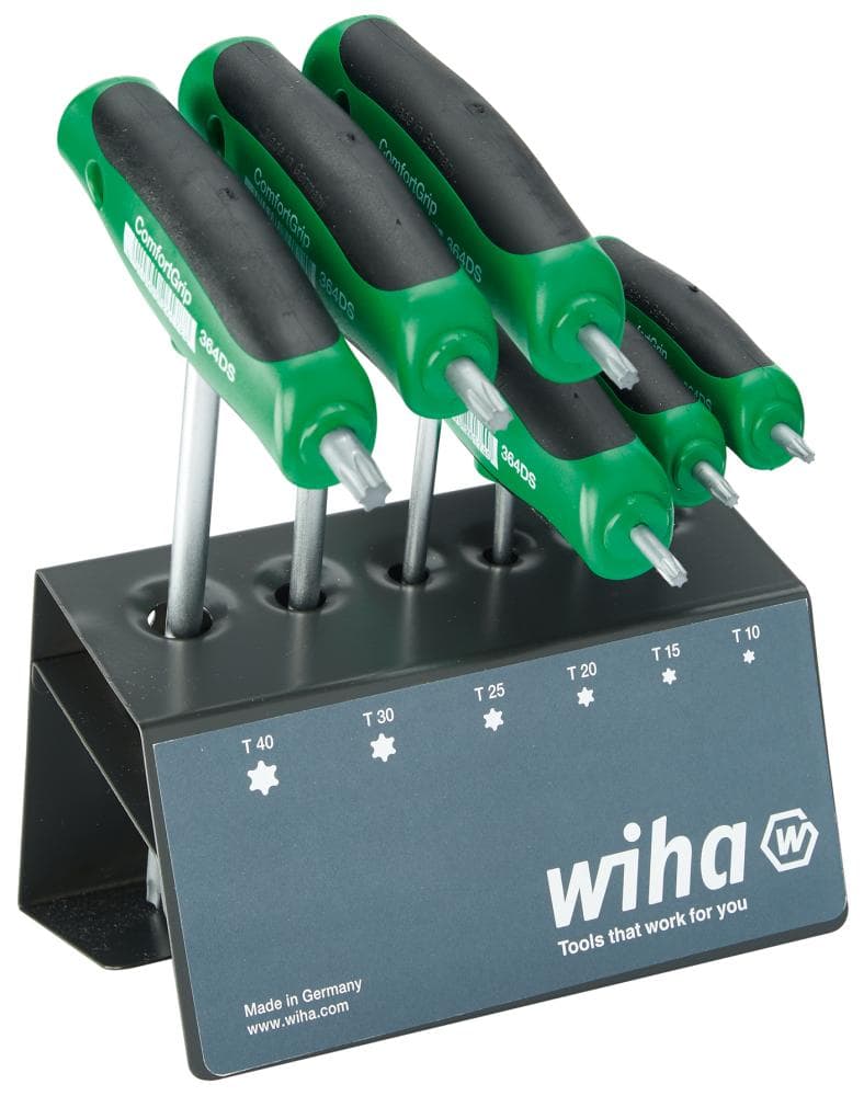 

Zestaw wkrętaków z uchwytem T w stojaku, T10-T40mm Wiha
