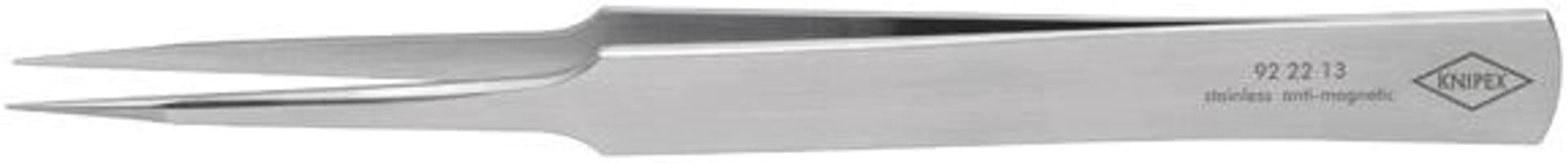 

Pinceta precyzyjna, 135mm, ostro zakończone końcówki, 92 22 13, KNIPEX