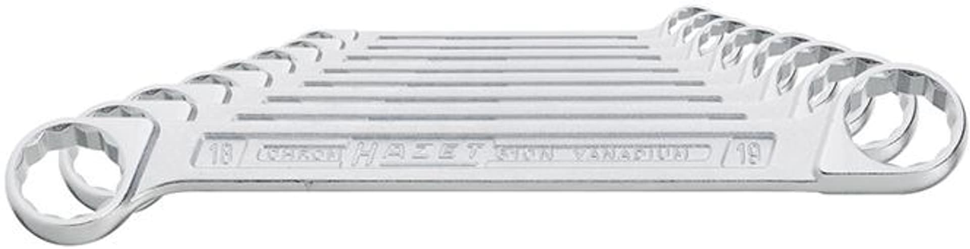 

Zestaw kluczy oczkowych dwustronnych 6-22mm, 8-cz. 610N/8 HAZET