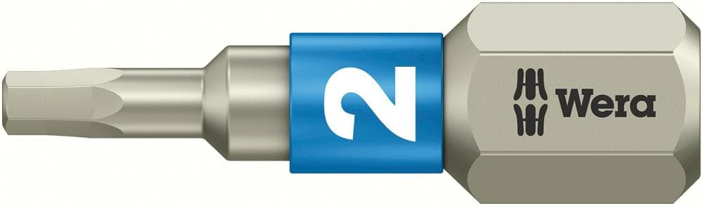 

Bit nierdzewny 1/4" DIN3126C6,3do srub z lbem z gniazdem 6-katnym 2x25mm Wera