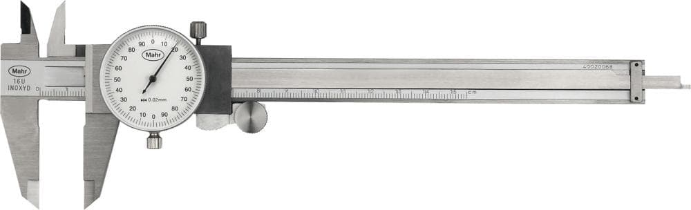 

Suwmiarka ze skala zegarowa 150mm 0,02mm MAHR