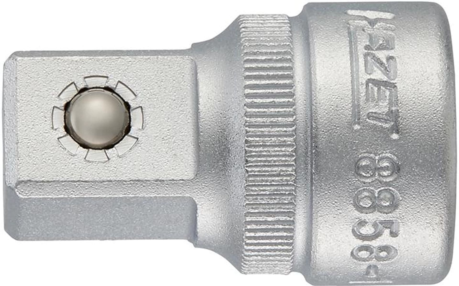 

Adapter zwiększający z 4-kąt. wewn. na 4-kąt zewn. 1/2", 8858-1 HAZET