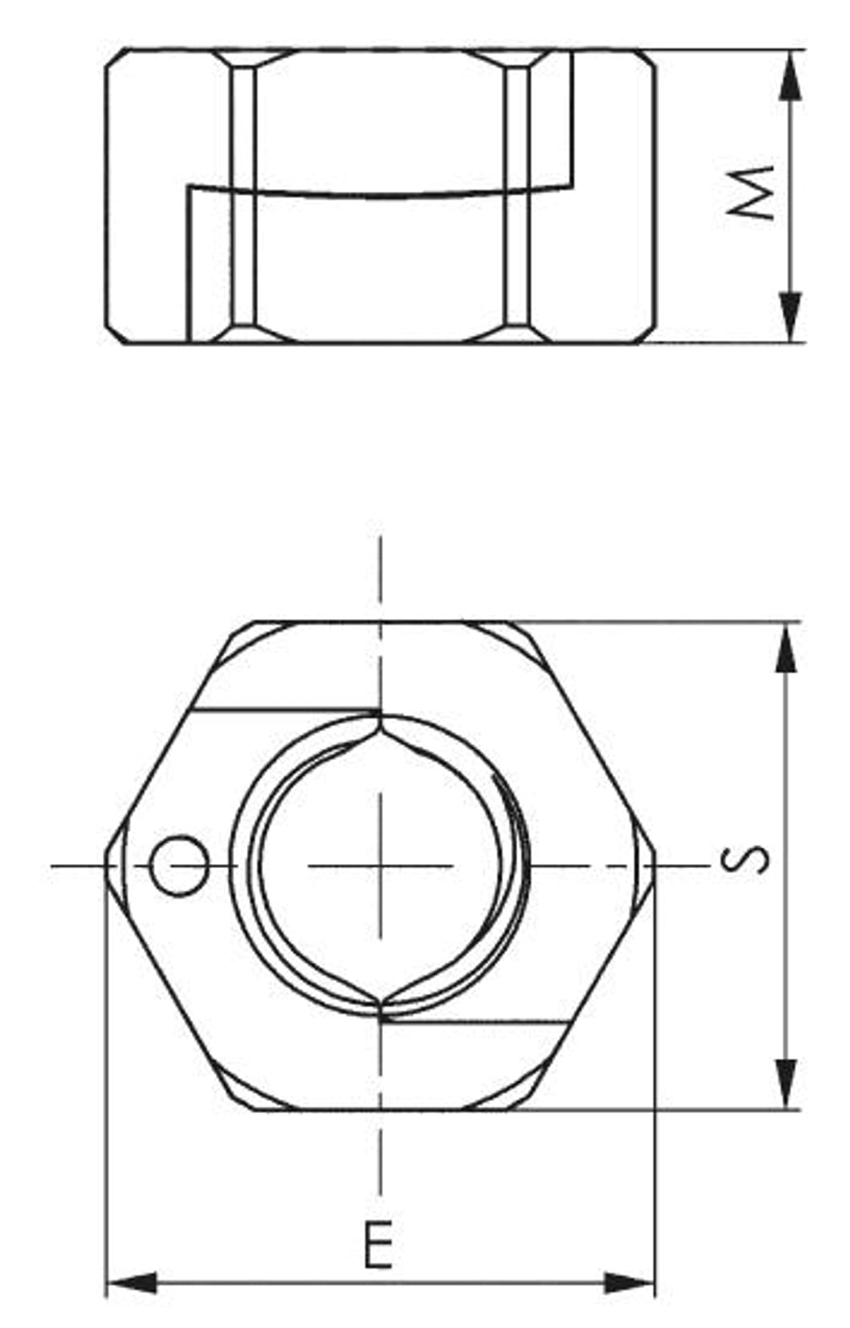 

Nakrętka TWINNUT bez kołnierza 6333S-M10 AMF