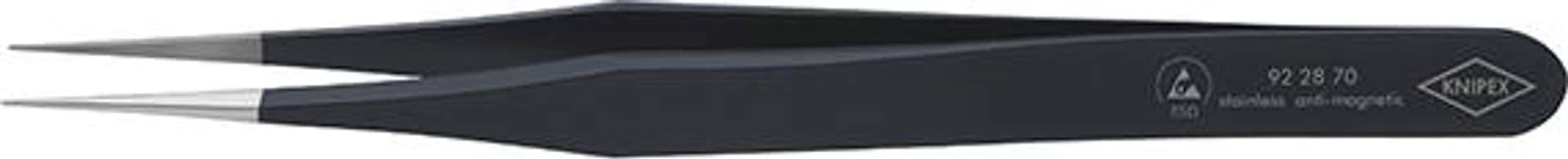 

Pinceta uniwersalna ESD, 110mm, czarna, 92 28 70 ESD, KNIPEX