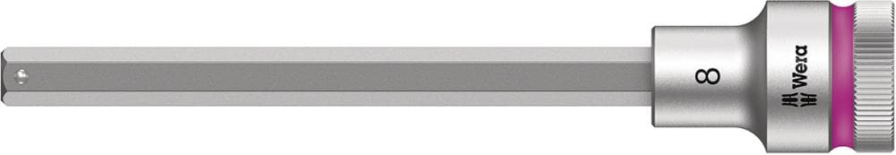 

Nasadka wktetakowa 1/2"z funkcja przytrzym. do srub z lbem z gniazdem6-kat. 8x140mm Wera